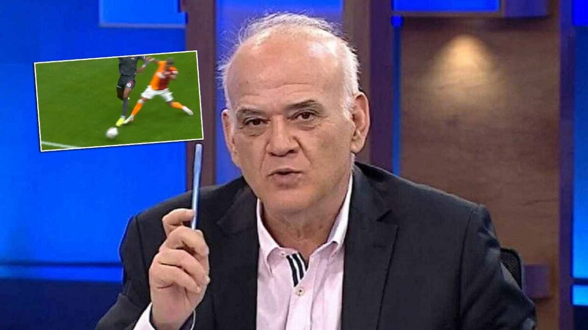 Eski hakem Ahmet Çakar, pozisyonla