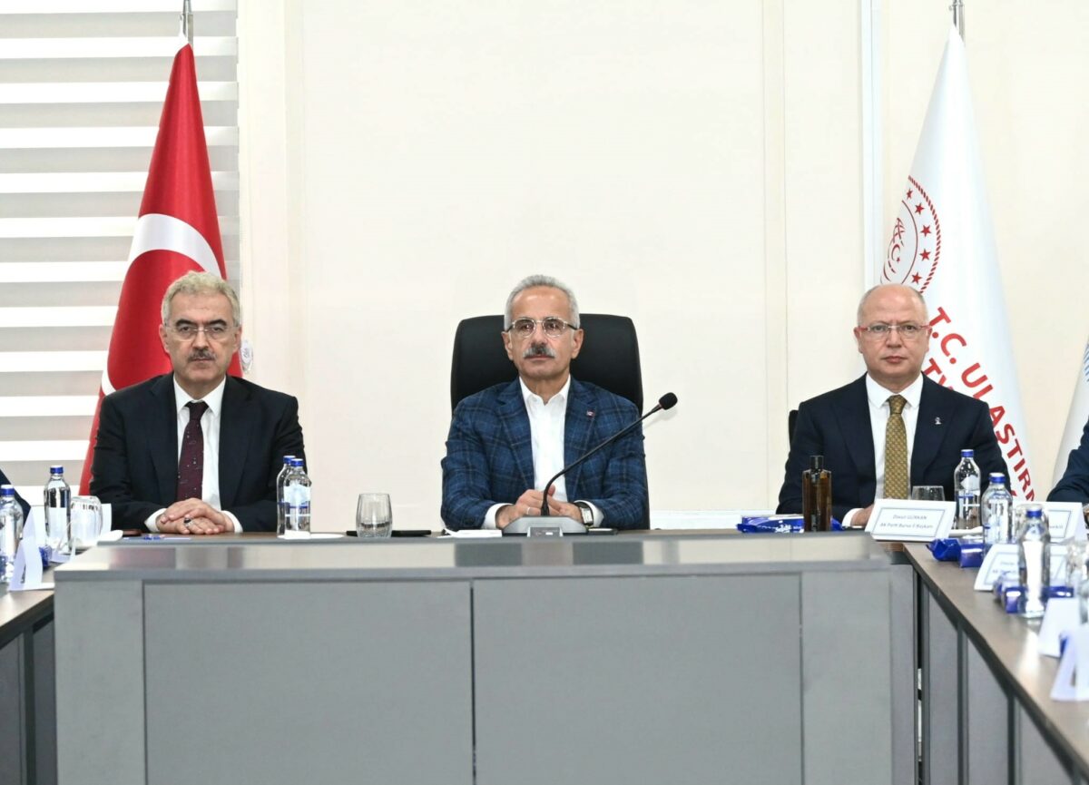 Ankara-Bursa Hızlı Tren Hattı şantiyesinde