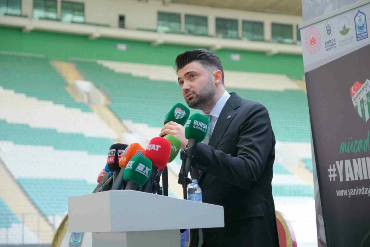 Bursaspor Başkanı Enes Çelik,