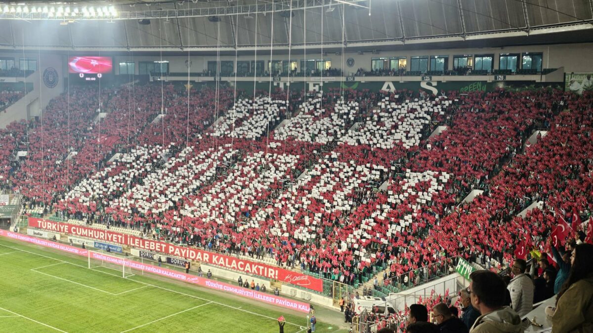 Yeşil beyazlı taraftarların 29 Ekim