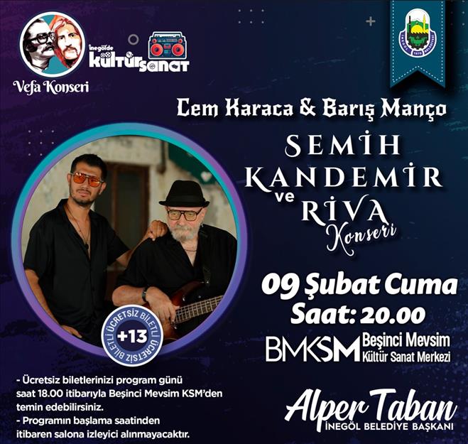 İnegöl Belediyesi, rock müziğin