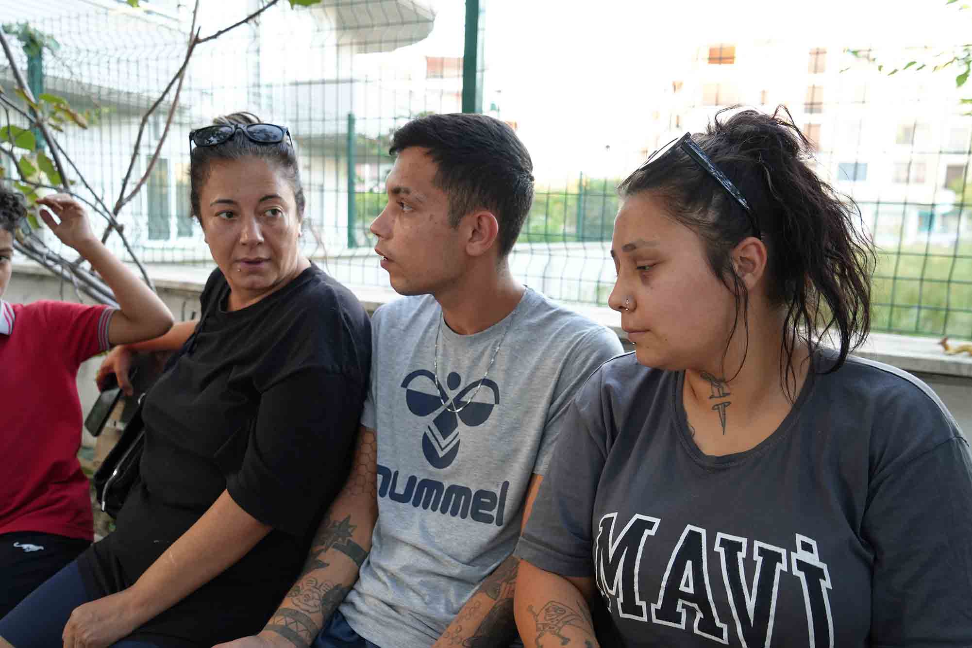 Balıkesir'in Edremit ilçesinde merdivenden