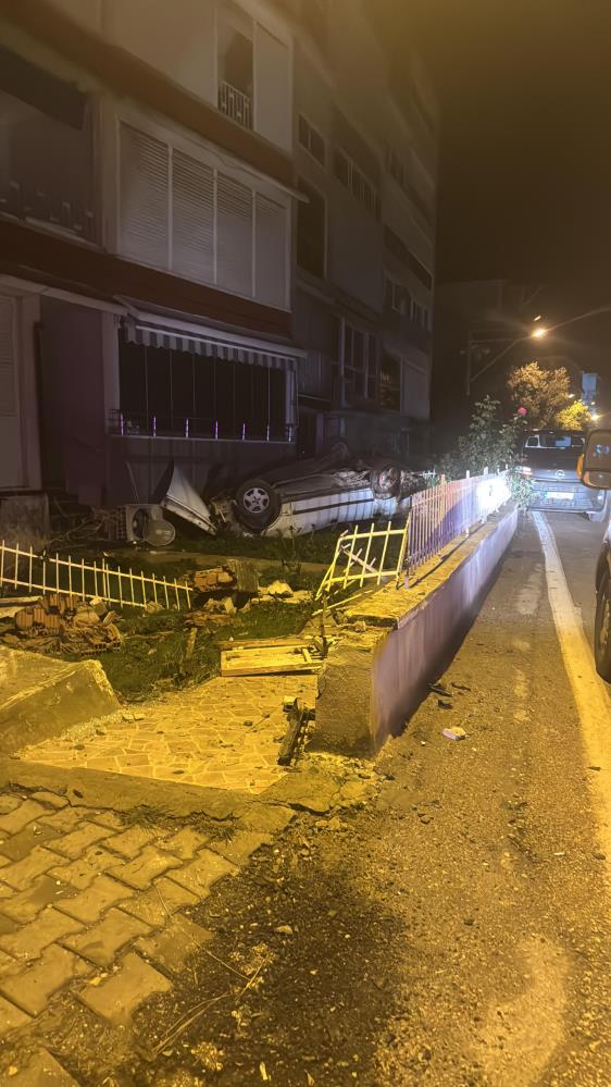 Bursa'da bir otomobil sitenin beton