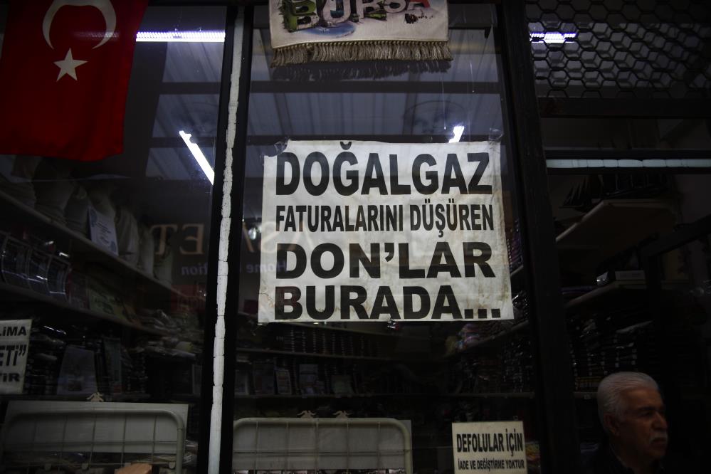 Bursa’da güldüren reklam