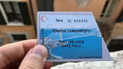 Yurt dışına çıkış harç tutarı