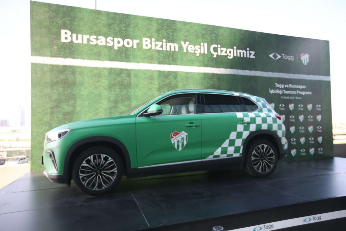 Türkiye’de ses getiren anlaşma; TOGG’a yeşil beyaz çok yakıştı…