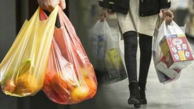 Plastik poşetlerin geri kazanım katılım