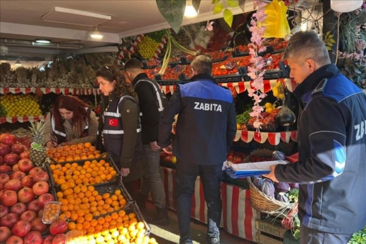 İnegöl Belediyesi Zabıta Müdürlüğü ekipleri,