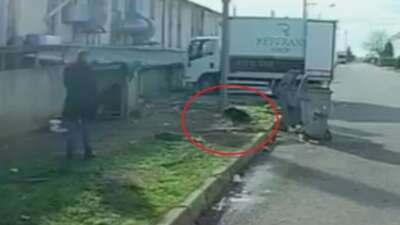 Bursa'da bir kişi yürüdüğü esnada