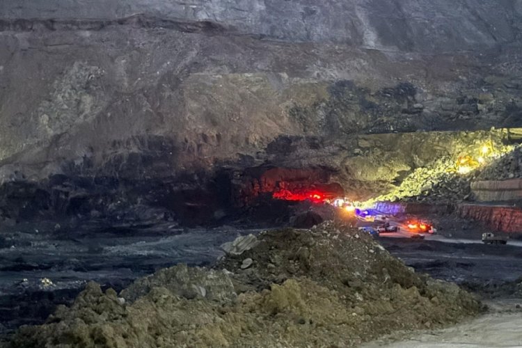 Bursa'nın Orhaneli ilçesindeki kömür madeni