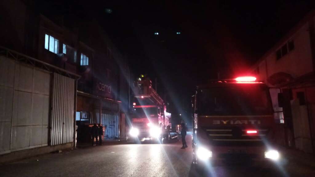 Bursa’da maddi hasarlı yangın