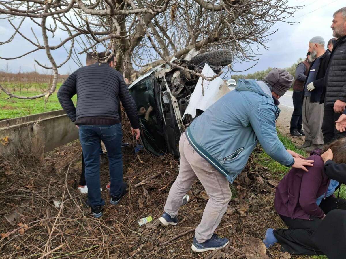Bursa’nın İznik ilçesinde tırın çarptığı