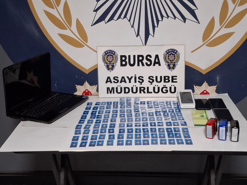 Bursa'da 129 sahte gram altını