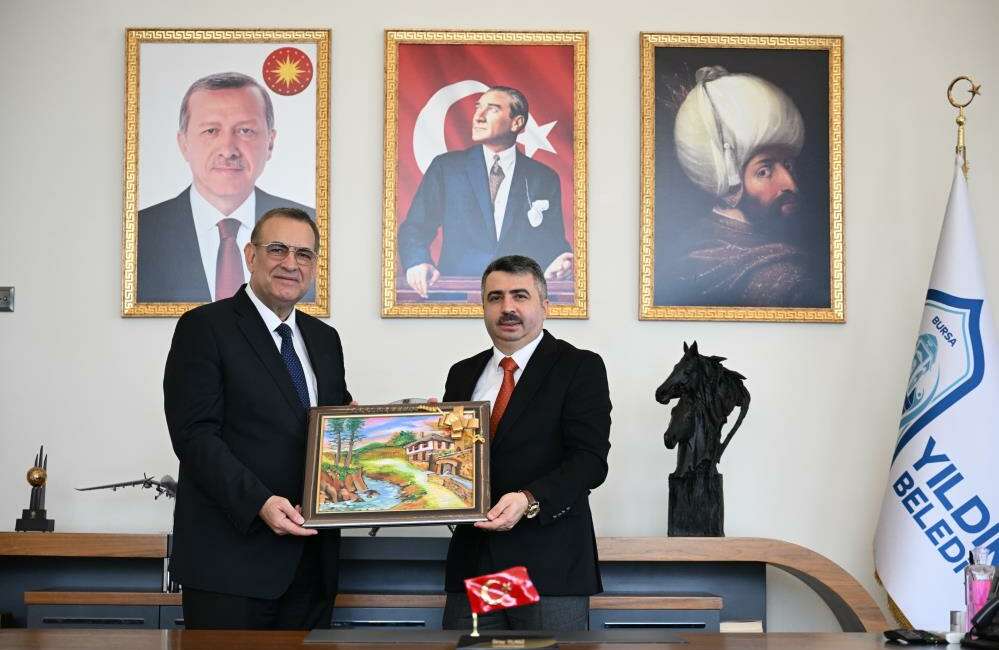 Başkan Yılmaz’ın Bulgaristan’dan özel konukları Yıldırım Belediye Başkanı Oktay