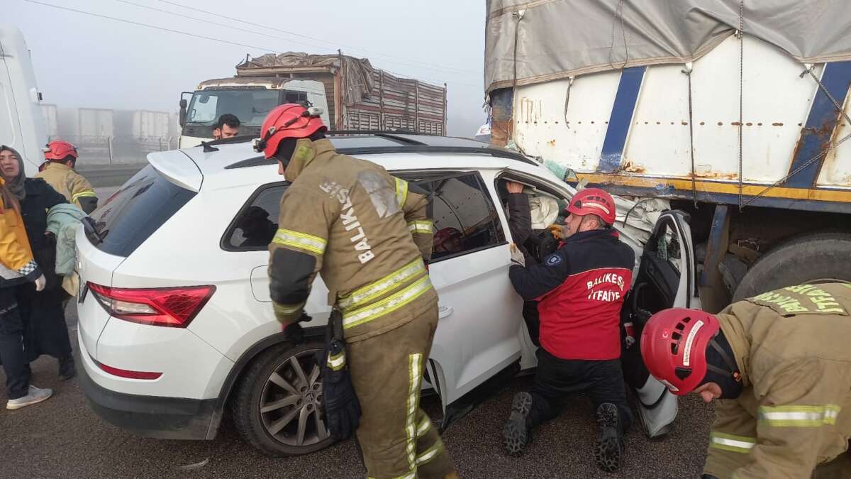 Bandırma-Bursa Karayolunda trafik kazası: 5 Yaralı