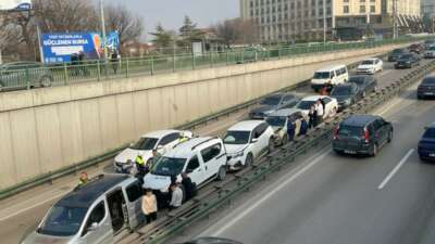 Bursa’nın Osmangazi ilçesinde 7 aracın