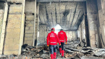İşte kabus otelinin yangın merdiveni ve odaları