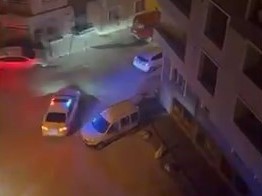 Bursa'da otomobiliyle trafik polisinin