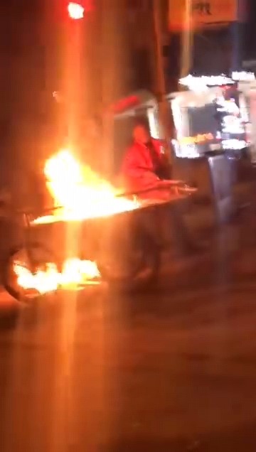 Bursa'nın İnegöl ilçesinde alkollü şahıs