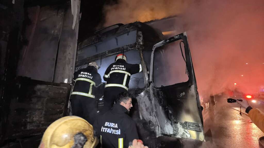 Bursa’nın İnegöl ilçesinde meydana gelen