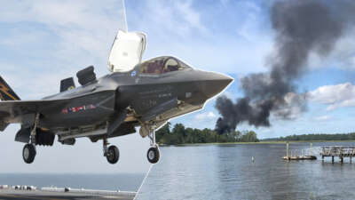 F-35 düşüşü: Pilot uçaktan fırlayarak kurtuldu