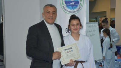 Gemlik Belediye Spor Kulübü’nde kuşak töreni coşkusu