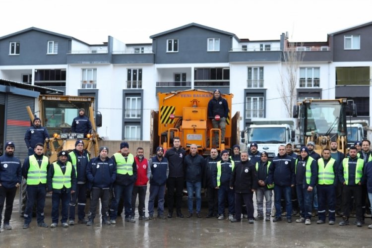 Gemlik Belediyesi, yaklaşan kar yağışı