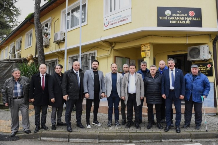 Osmangazi'yi mahalle mahalle gezerek vatandaşlarla
