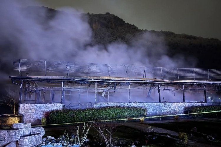 Bursa'nın Kestel ilçesinde restoranda
