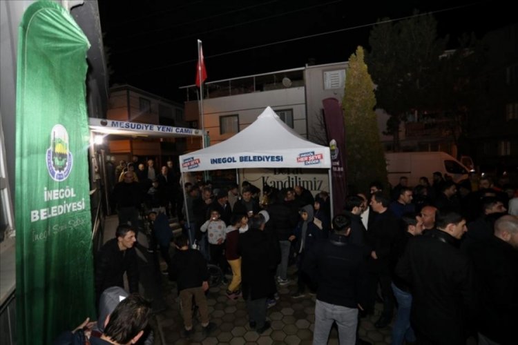 İnegöl Belediyesi Berat Kandilinde