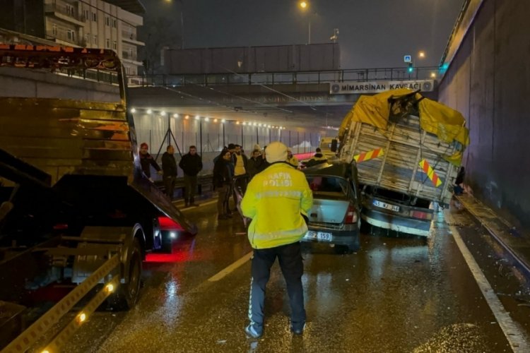 Bursa'da alt geçitte meydana gelen