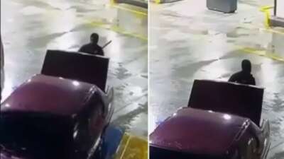 Benzin istasyonunda kan donduran olay!