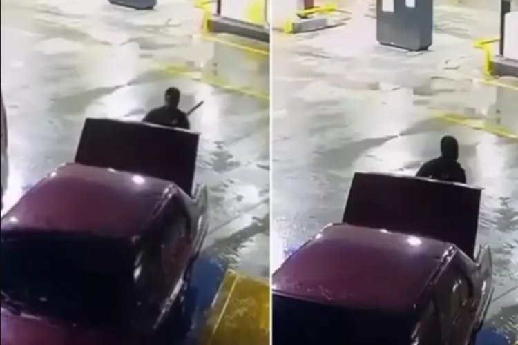 Benzin istasyonunda kan donduran olay! Manisa'da bir adam benzin