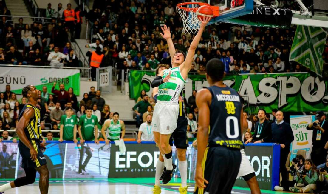 Bursaspor Yörsan’a çok yazık oldu Türkiye Sigorta Basketbol Süper