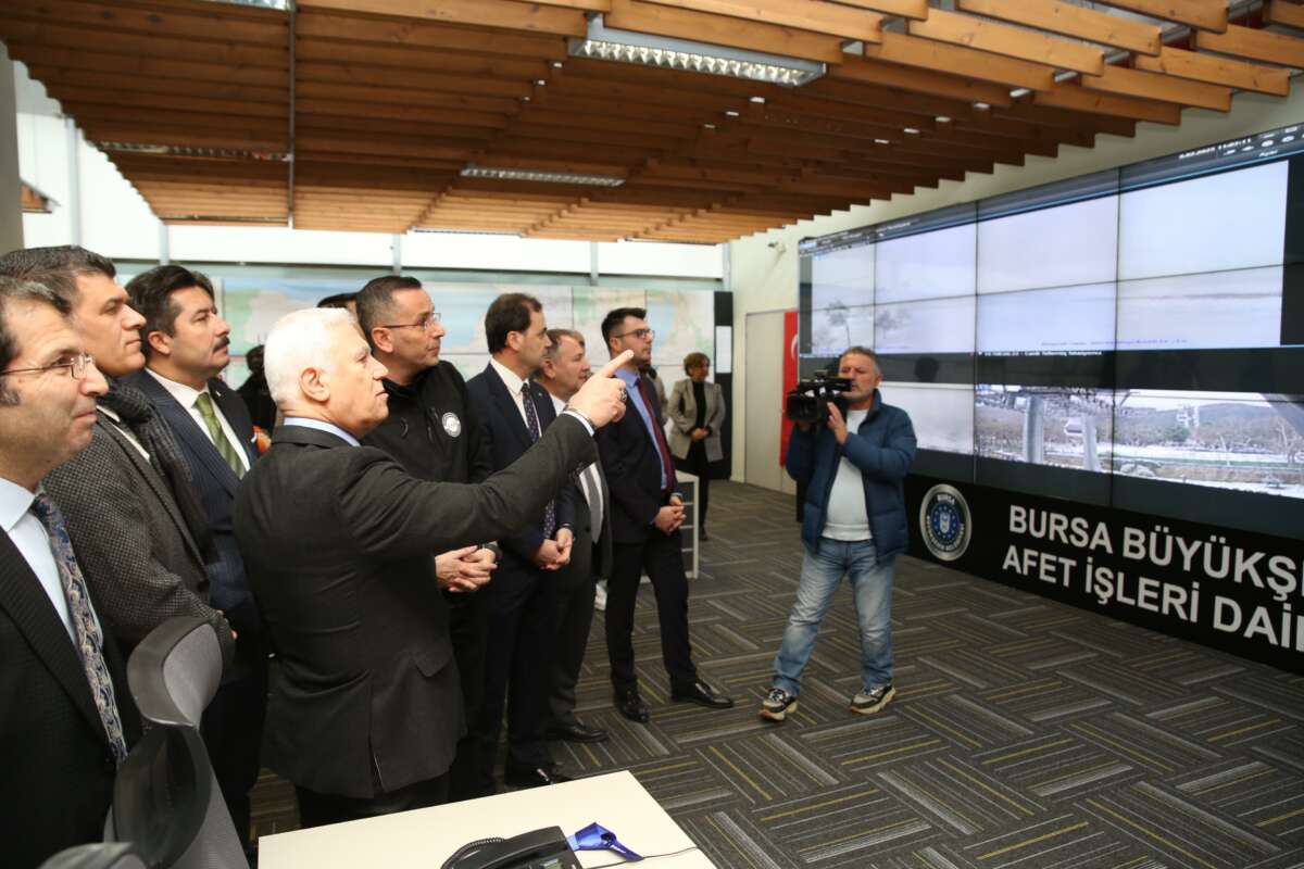 Bursa Büyükşehir Belediyesi, kenti afetlere