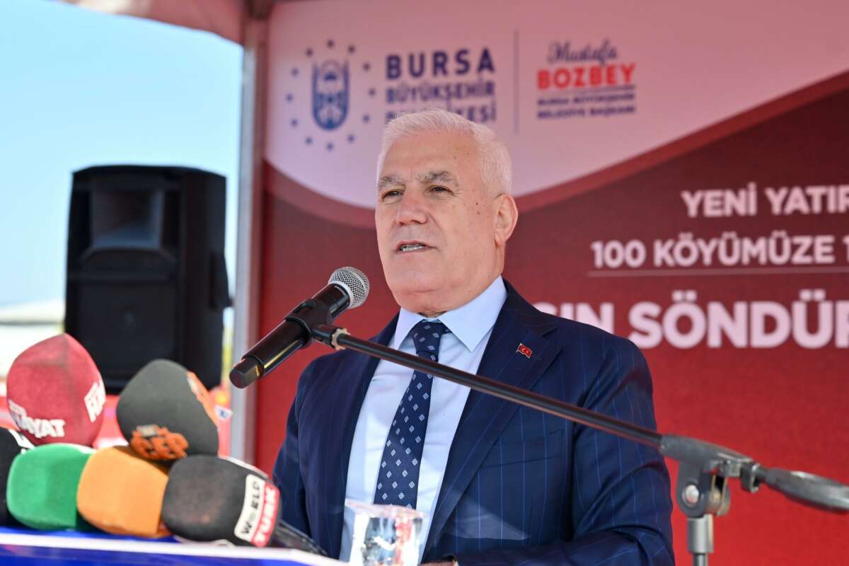 Bursa Büyükşehir’den kırsal mahallelere yangın tankeri