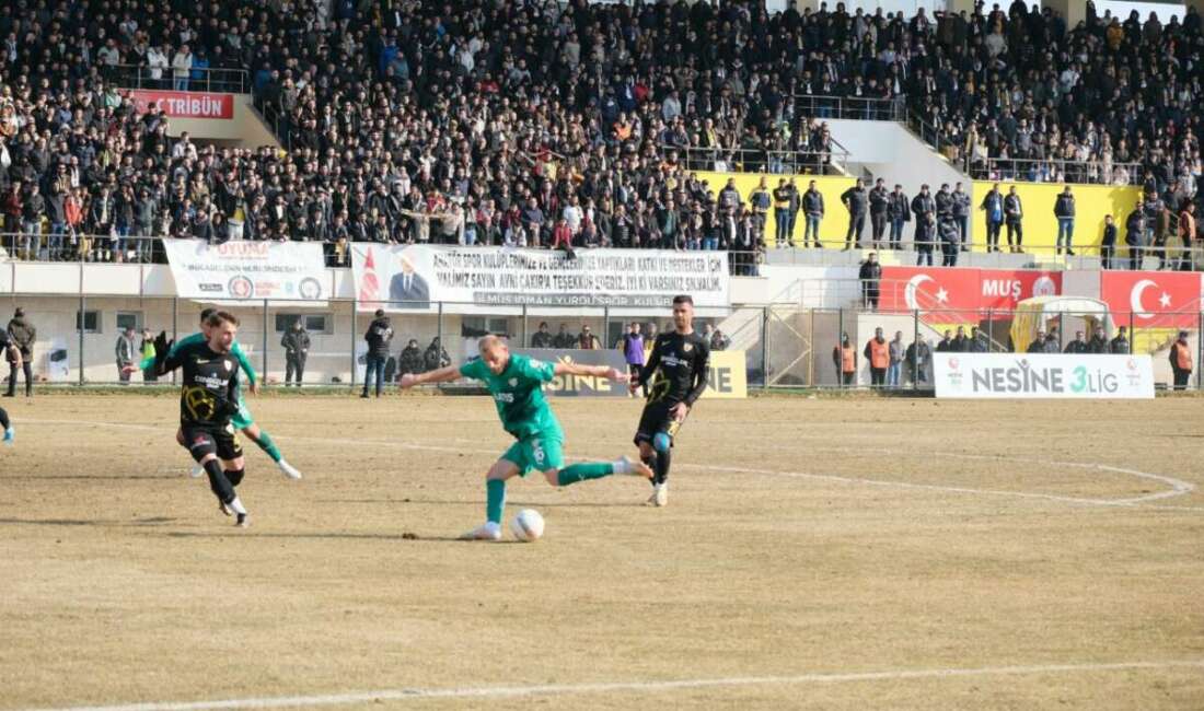 Bursaspor’da Muşspor maçında sarı