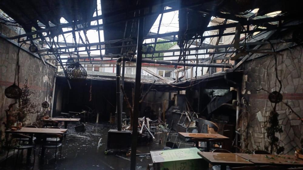 Bursa’nın İznik ilçesinde restoranda çıkan
