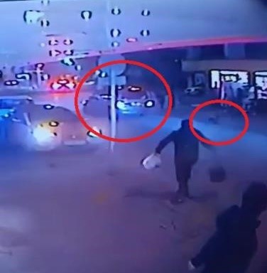 Bursa’nın İznik ilçesinde yola fırlayan