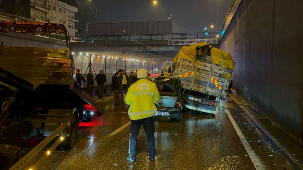 Bursa’da alt geçitte meydana gelen