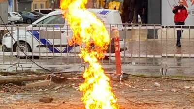 Kocaeli’de 23 saattir yanan gaz için ekipler seferber oldu