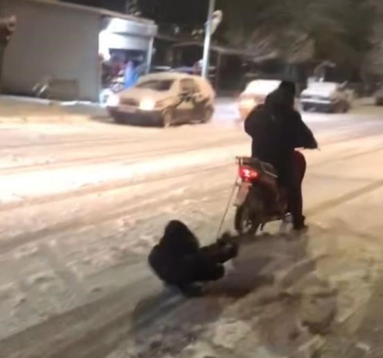 Bursa'nın İnegöl ilçesinde kar