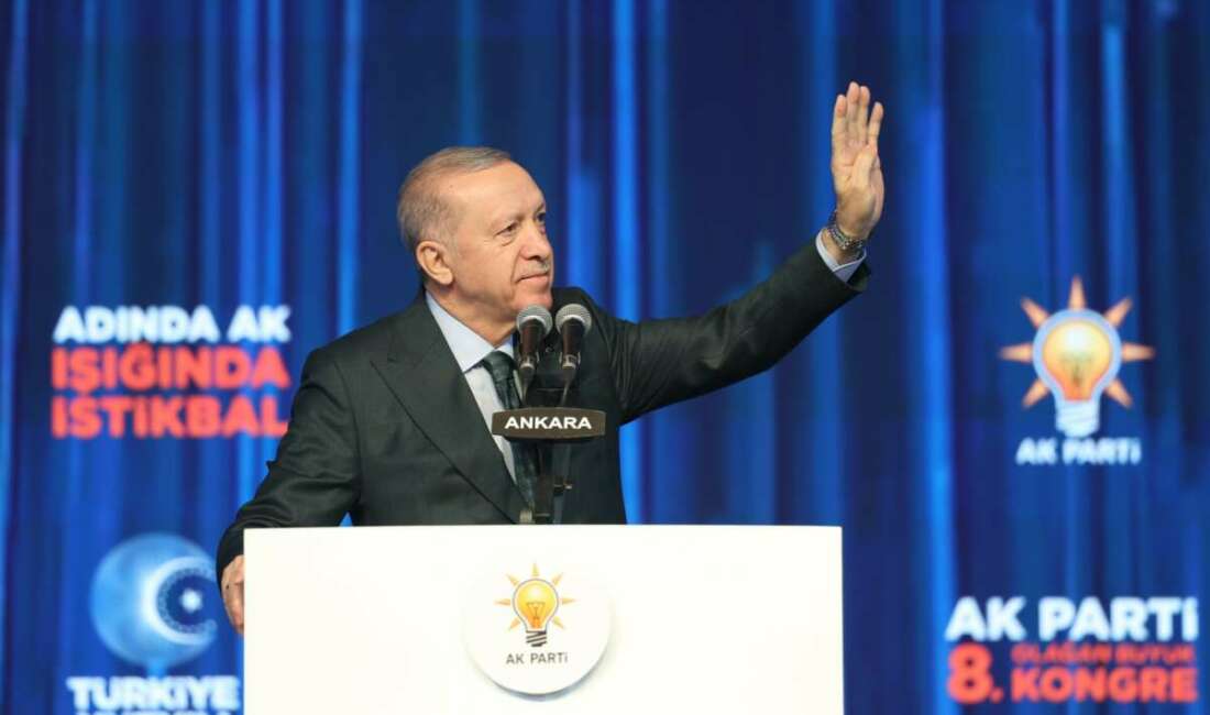 AK Parti 8. Olağan Büyük Kongresi gerçekleştirildi: Erdoğan yeniden genel başkan seçildi AK Parti 8. Olağan