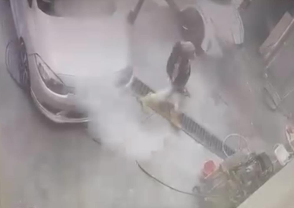 Bursa'da bir vatandaş araç