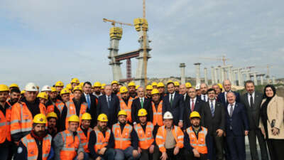 Cumhurbaşkanı Erdoğan, ulaşım projelerini yerinde değerlendirdi