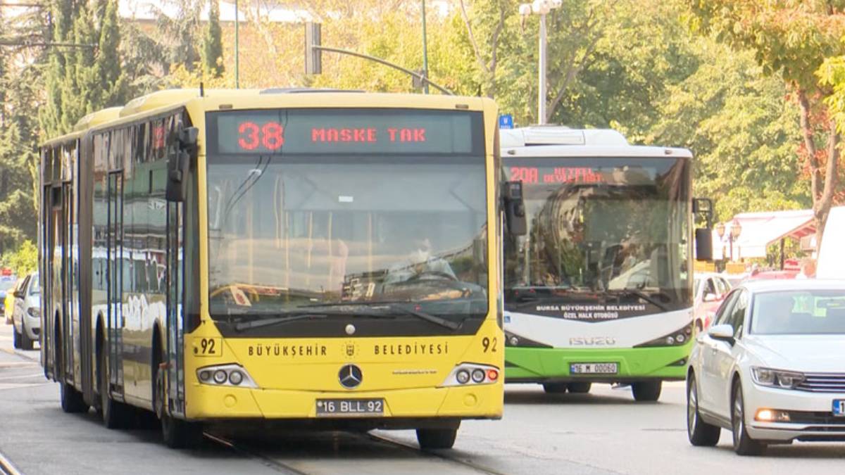 Bursa'da Burulaş tarafından şehir içi