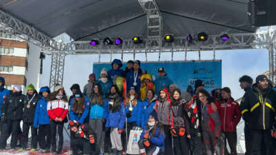 Uludağ’da kayak heyecanı: 42. FIS Çocuk Kupası tamamlandı