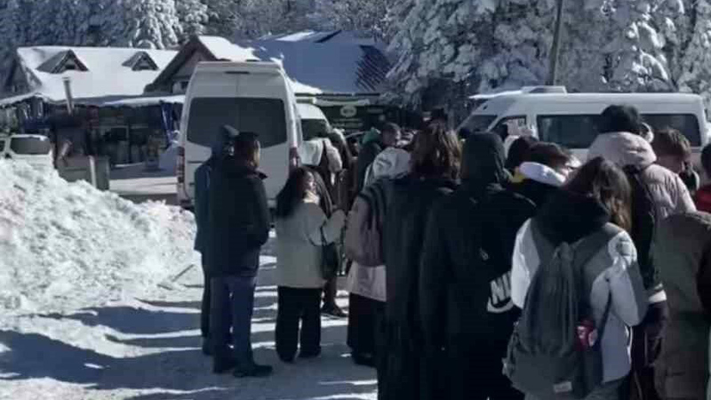 Bursa Uludağ’dan teleferikle inmek