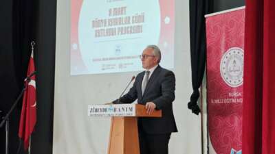 Bursa İl Millî Eğitim Müdürlüğü tarafından 8 Mart Dünya Kadınlar Günü Kutlandı