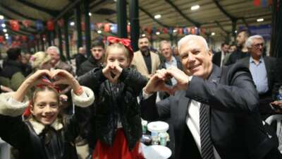 Başkan Bozbey İnegöl’de iftara katıldı: Temiz su mesajı verdi